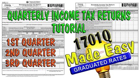 Quarterly Income 1701Q Kawanihan ng Rentas Internas Tax .